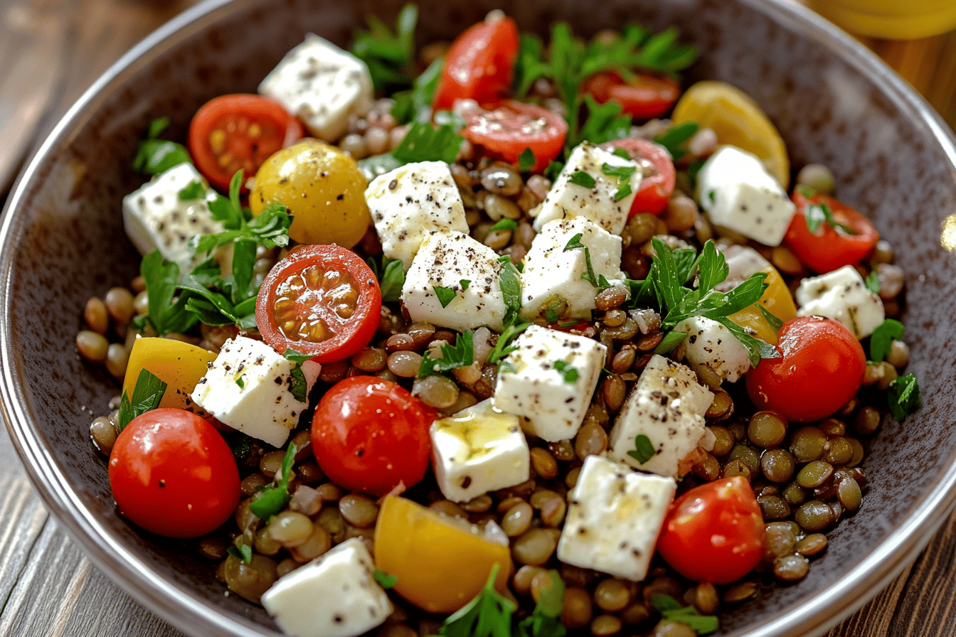 Delicious Salade de Lentilles et Feta