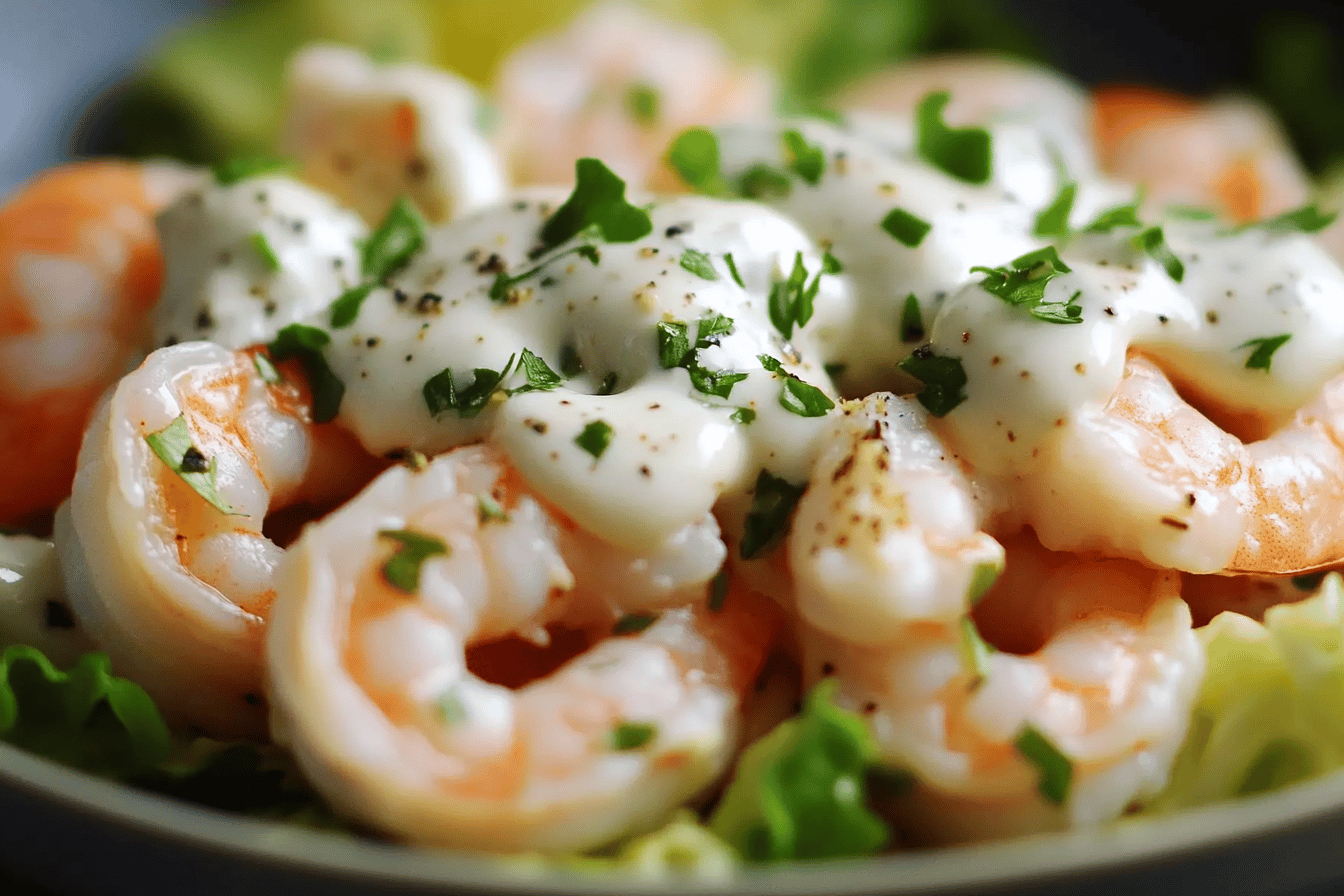 Salade de crevettes crémeuse : la plus délicieuse