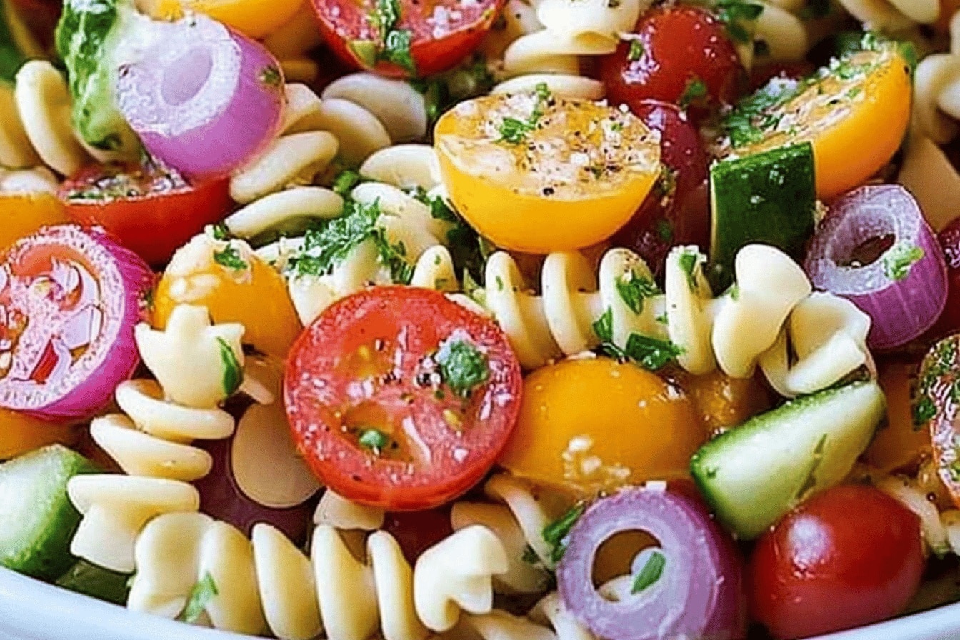 Salade de pâtes italienne facile et délicieuse