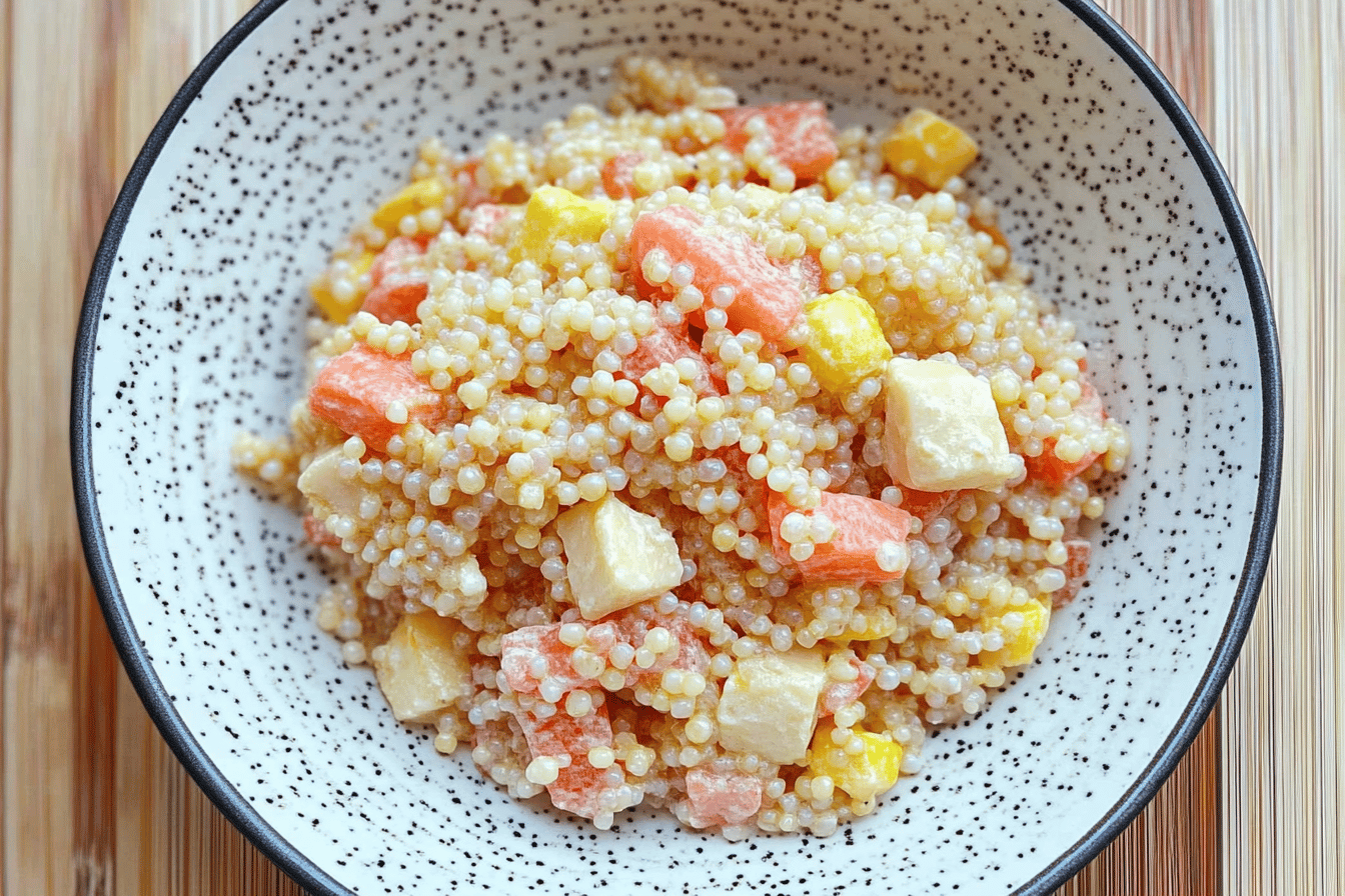 Salade de perles aux crevettes : recette simple et délicieuse