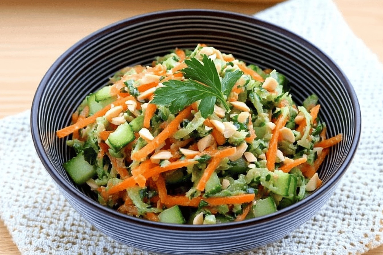 Salade thaïlandaise de concombre délicieuse