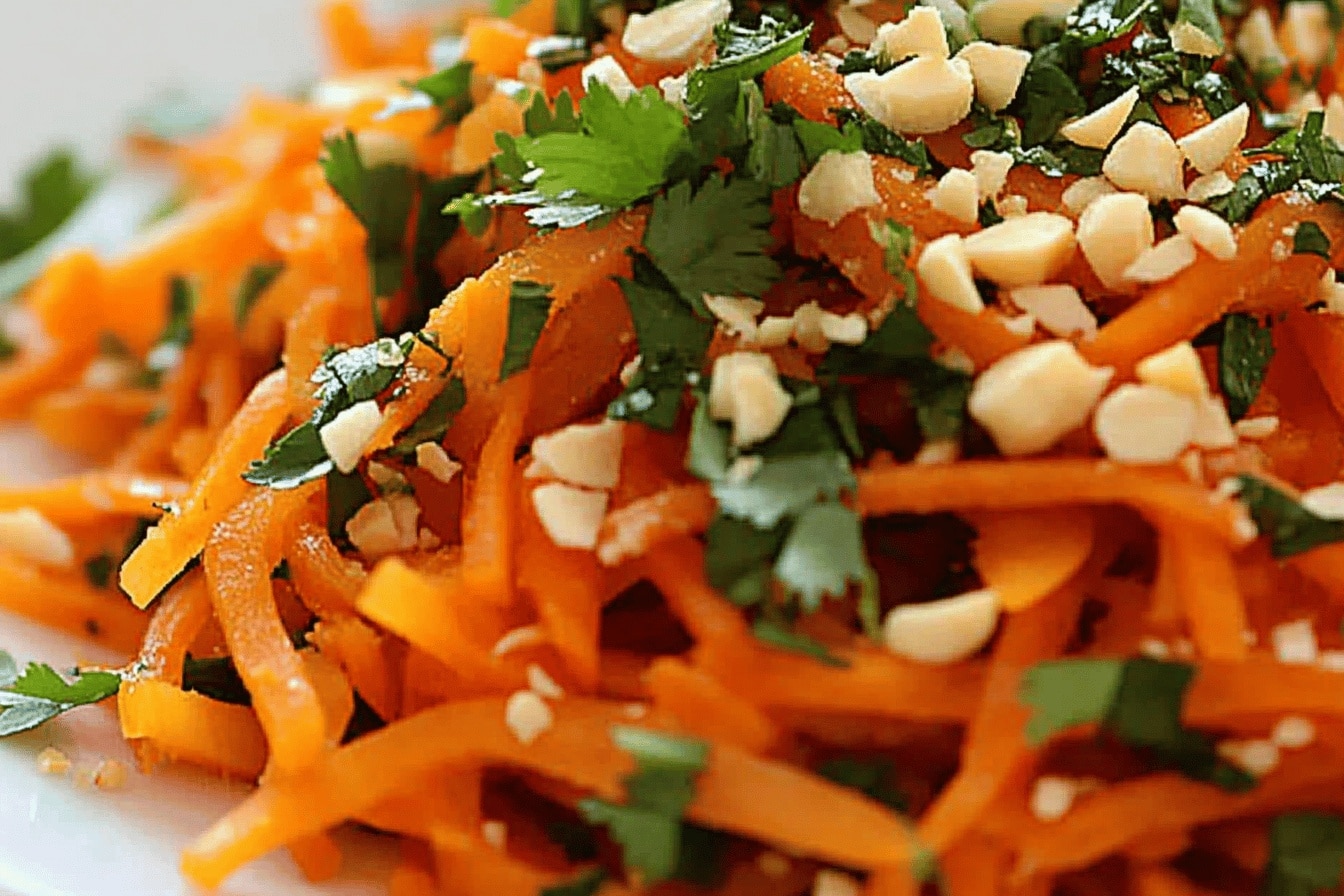Salade vietnamienne aux carottes : recette simple et délicieuse
