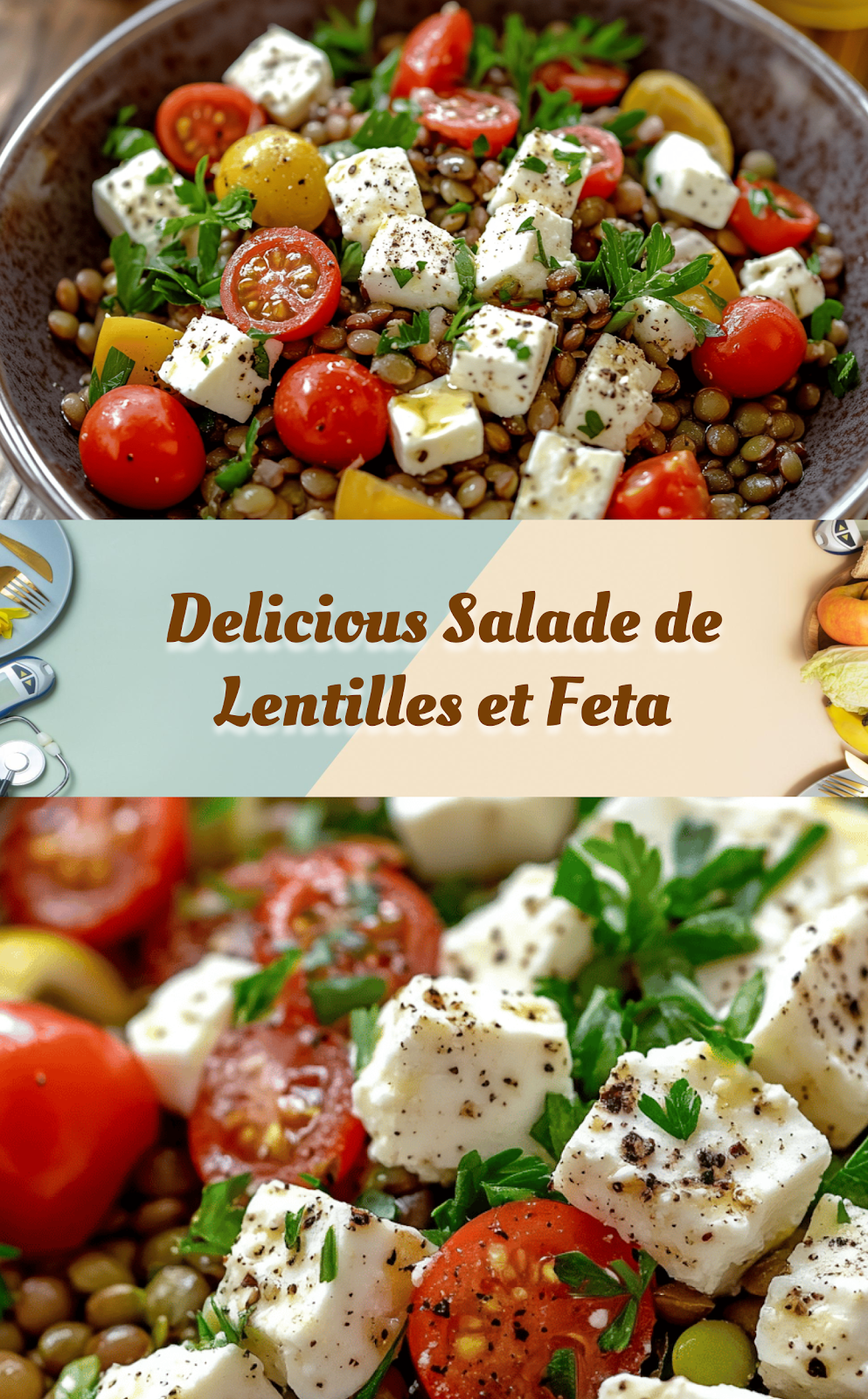 Delicious Salade de Lentilles et Feta