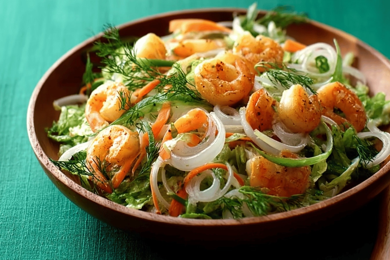 salade aux crevettes thai
