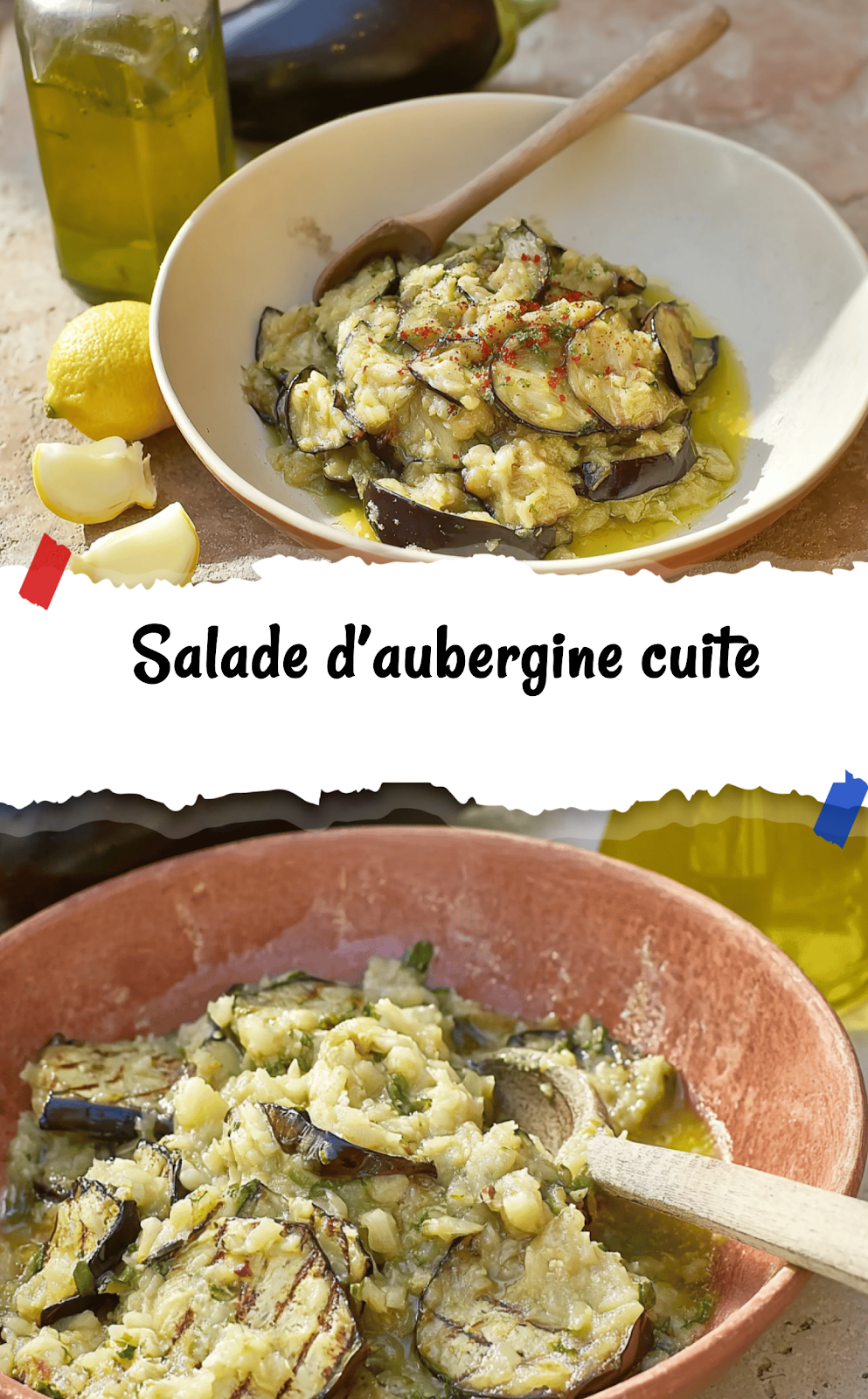 Salade d’aubergine cuite