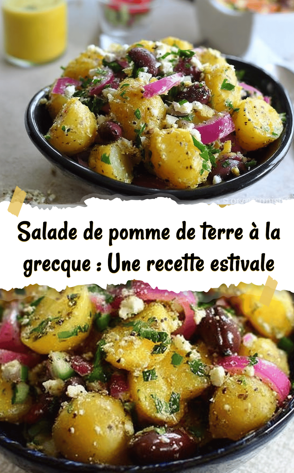Salade de pomme de terre à la grecque : Une recette estivale