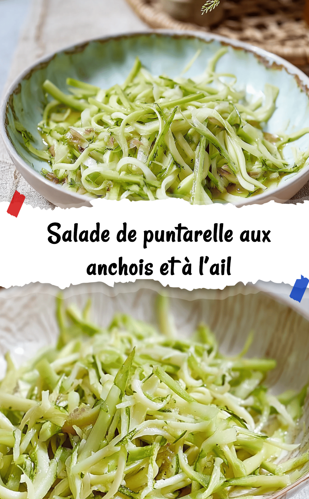 Salade de puntarelle aux anchois et à l’ail