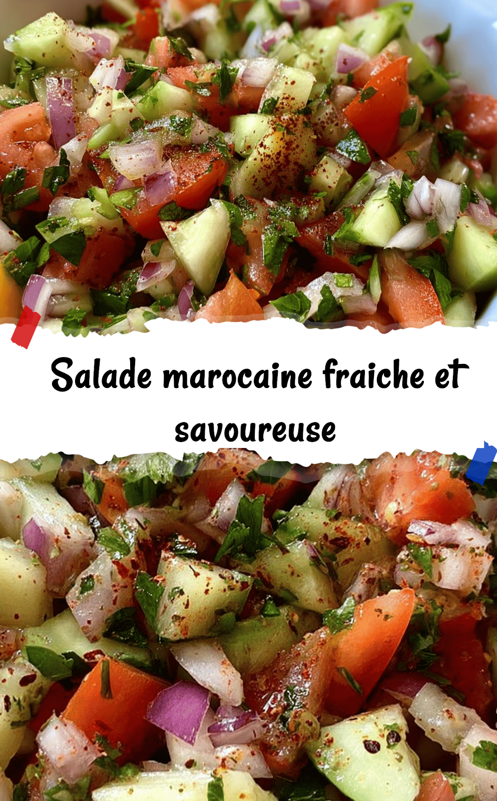 Salade marocaine fraiche et savoureuse