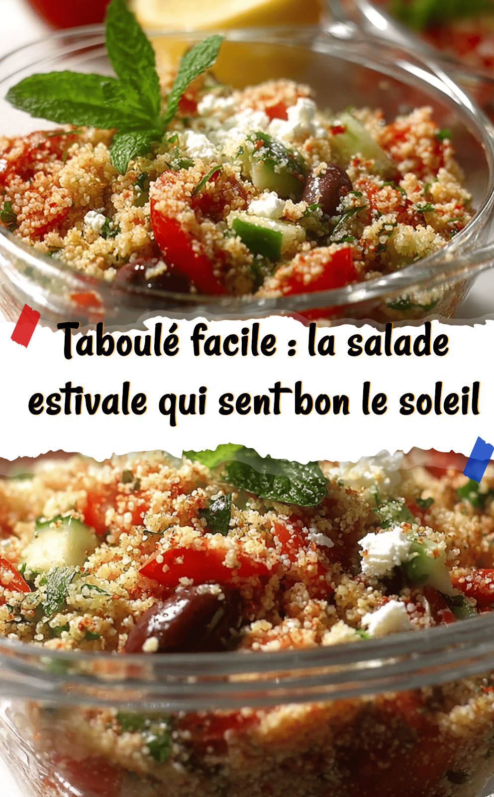 Taboulé facile : la salade estivale qui sent bon le soleil