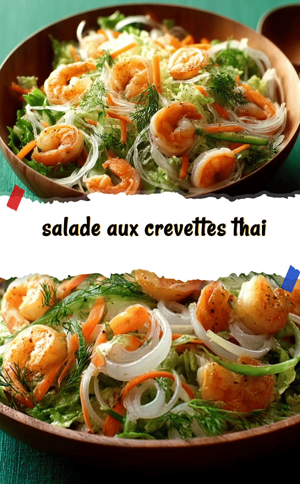 salade aux crevettes thai