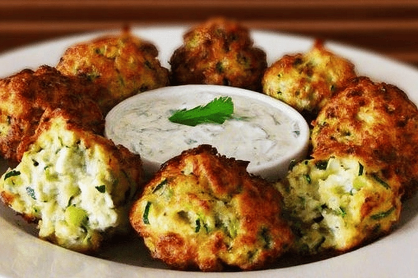 Boulettes de courgettes grecques : recette simple et délicieuse parfaite pour l’été