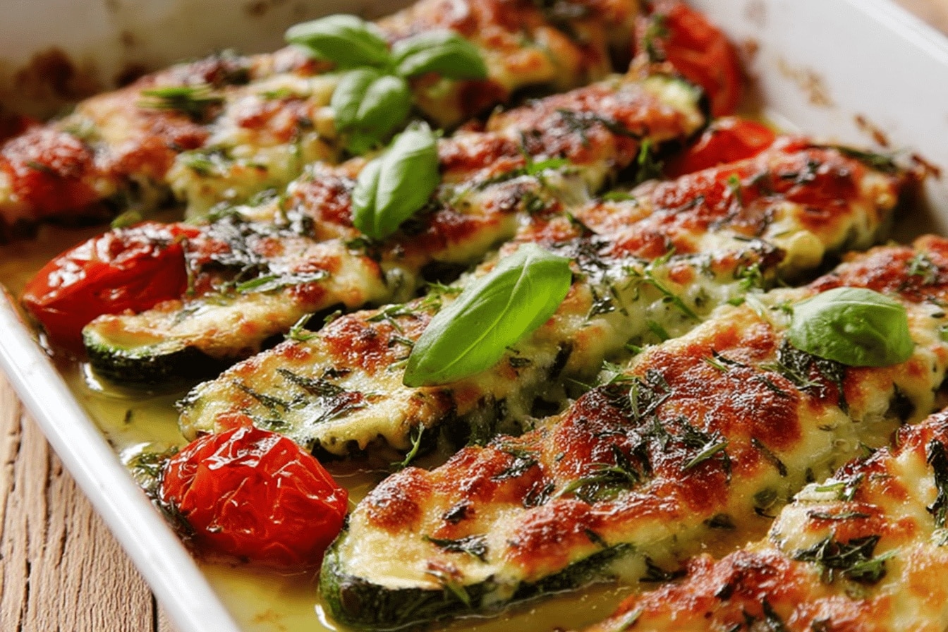Courgettes façon pizza : la recette gourmande parfaite été