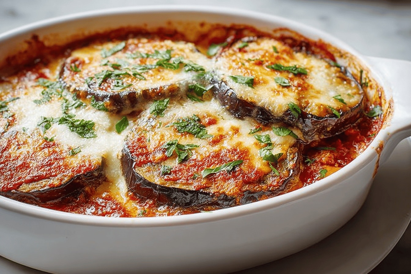 Gratin d’aubergines fondant : la recette italienne facile d’été
