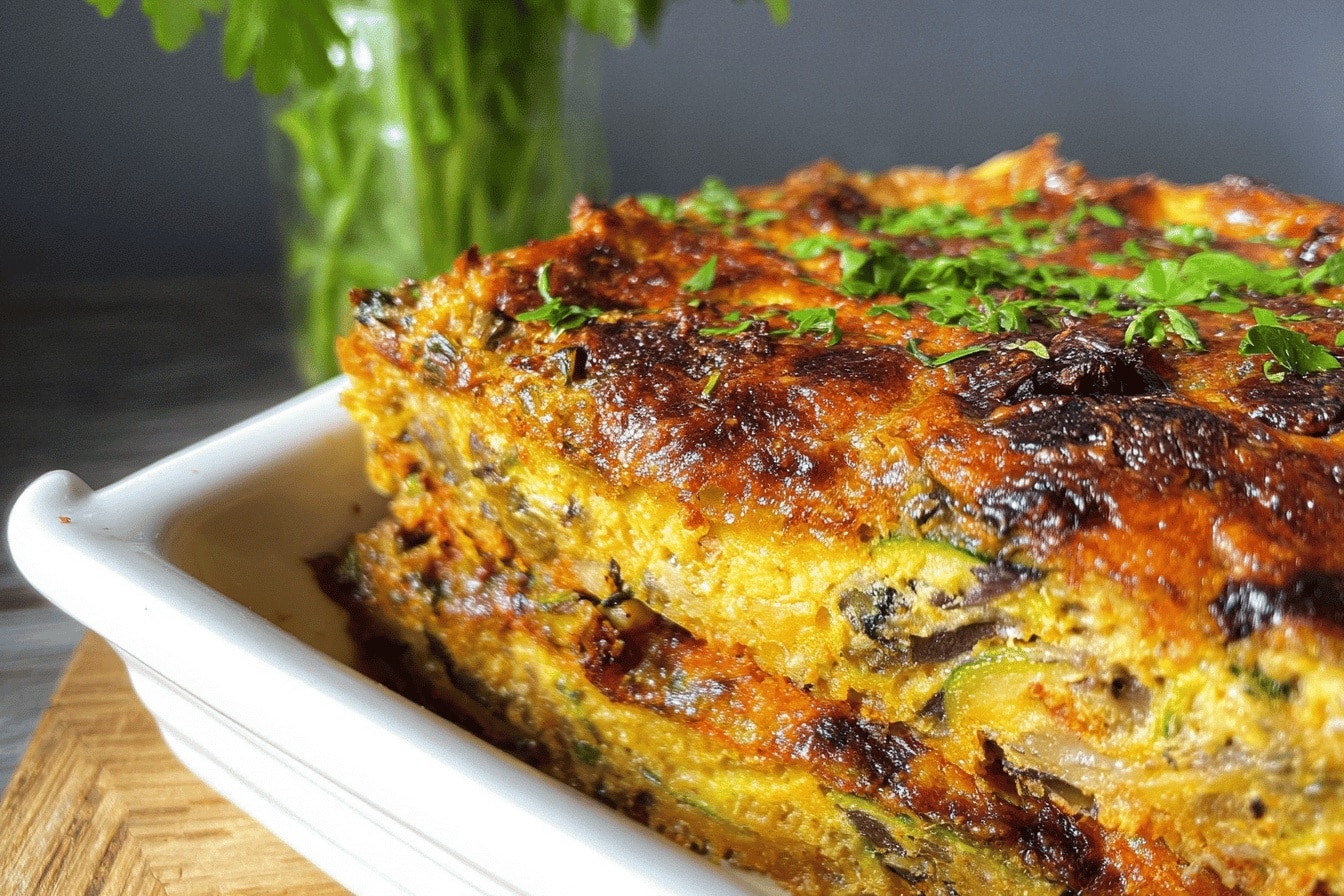 Gratin de courgettes parmesan sans gluten parfait