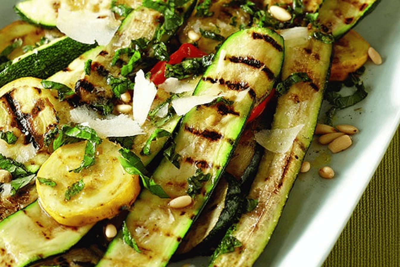 Salade de courgettes grillées inoubliable...