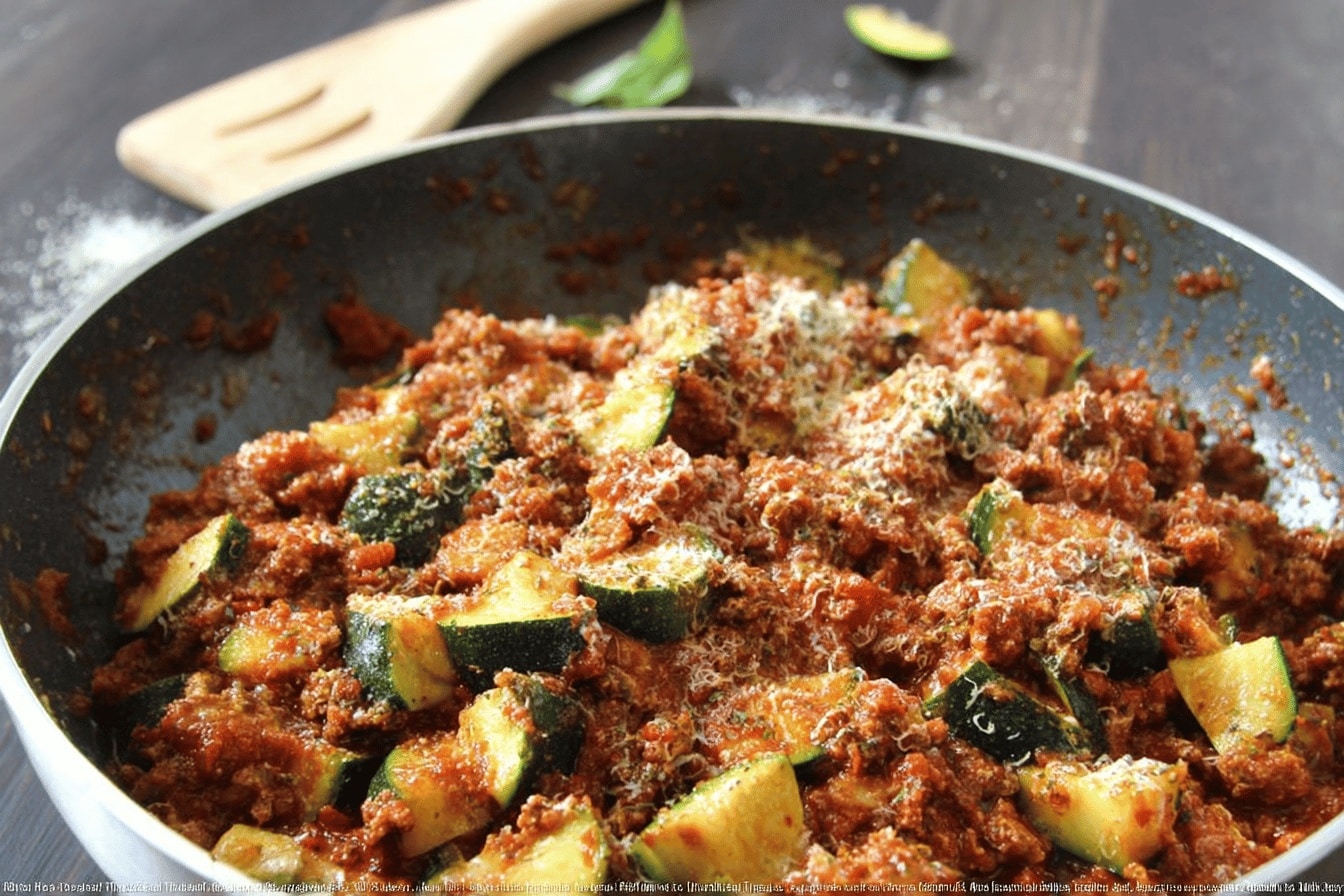 Courgettes à la bolognaise parfumée : recette facile et fondante pour l’été
