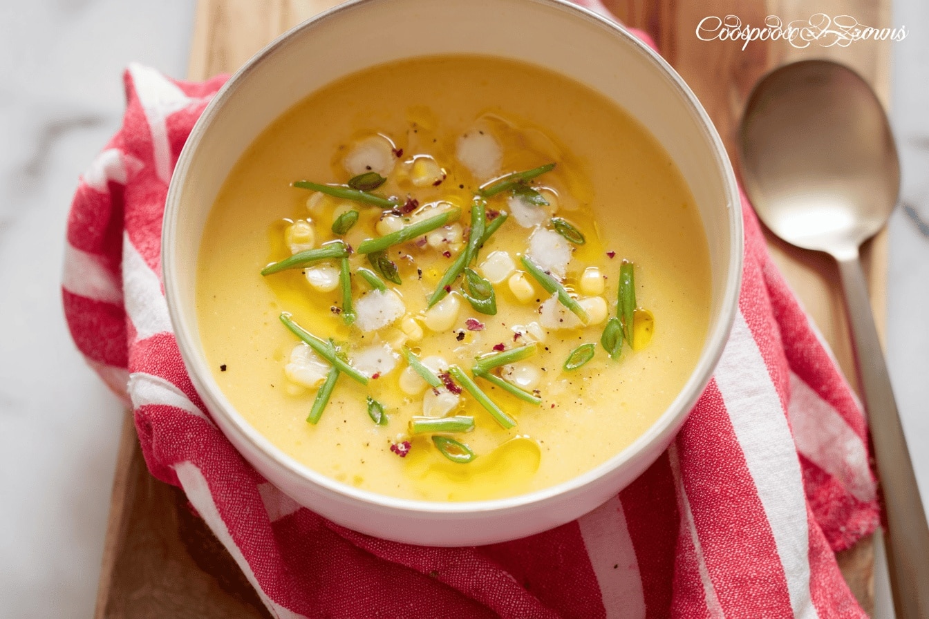 Gaspacho de maïs délicieux : recette hyper bonne et facile d’été