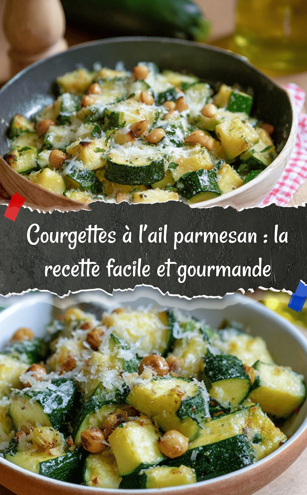 Courgettes à l’ail parmesan : la recette facile et gourmande