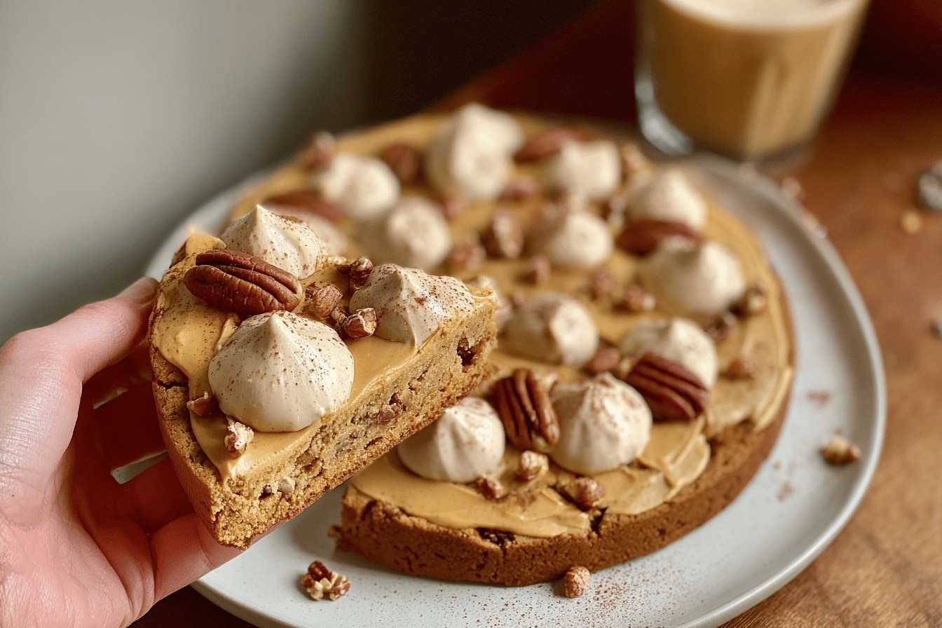 Cookie Géant façon Pumpkin Spice Latte – Recette Facile et Gourmande d’Automne