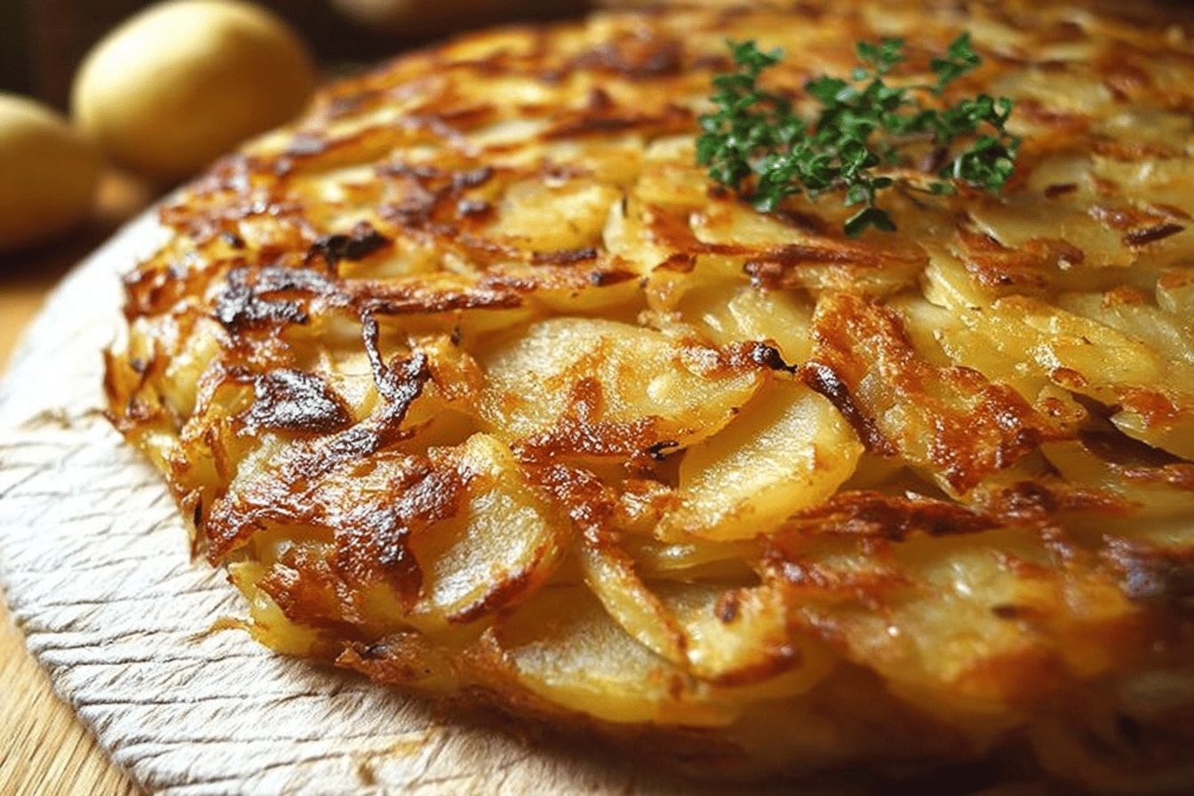 Galette de Pommes de Terre Alsacienne : Recette Facile, Savoureuse et Familiale