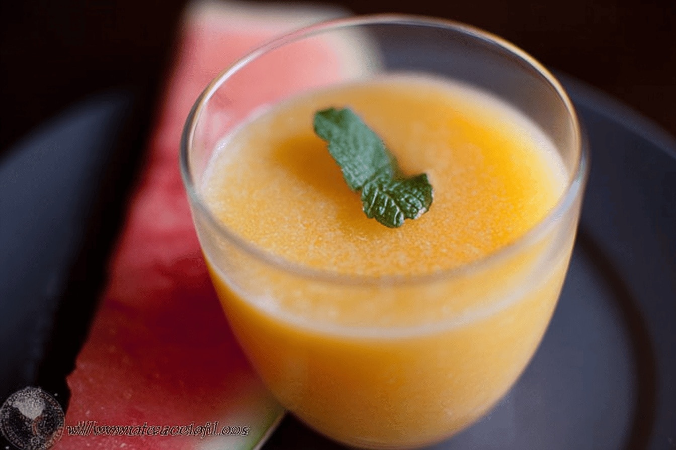 Soupe fraîche de melon au miel – Recette saine, rapide et estivale à tester !