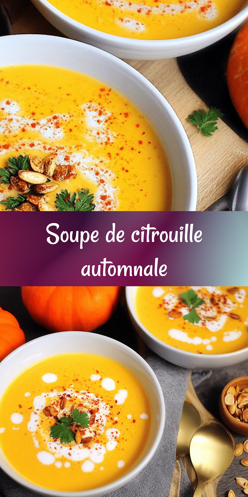 Soupe à la citrouille facile pour l’automne – Recette saine et réconfortante