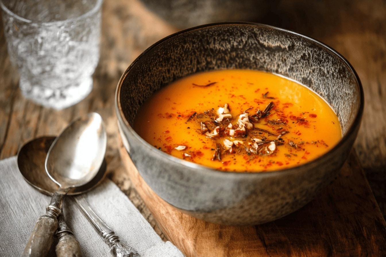 soupe courge patate douce carotte