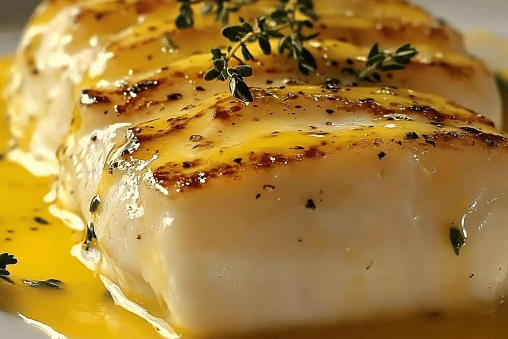 Cabillaud au four moutarde citronnée