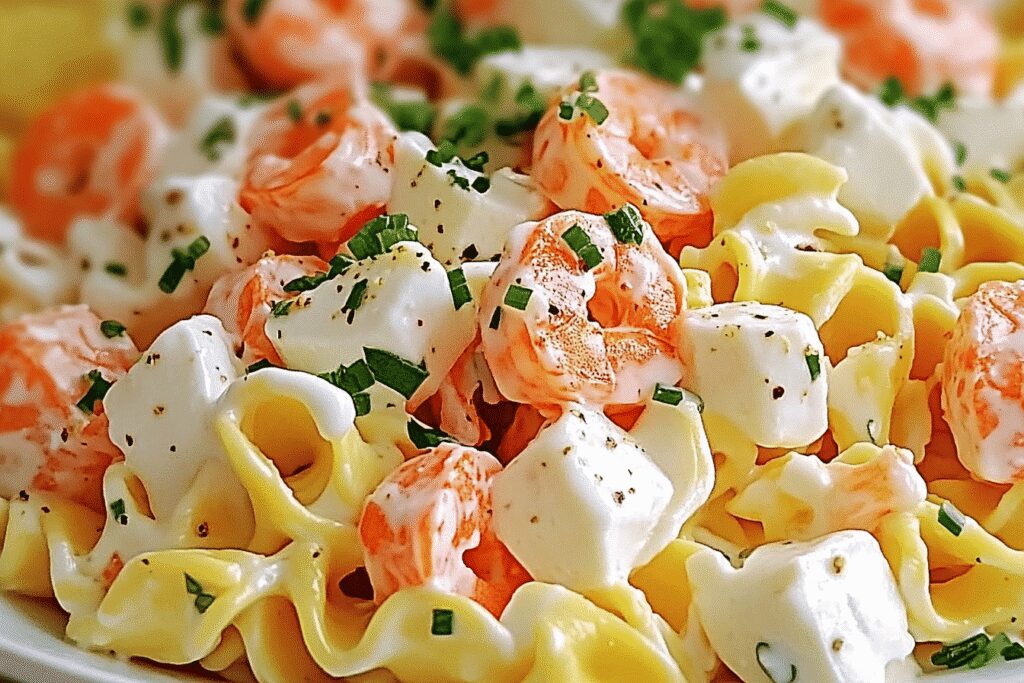 Salade de pâtes au surimi