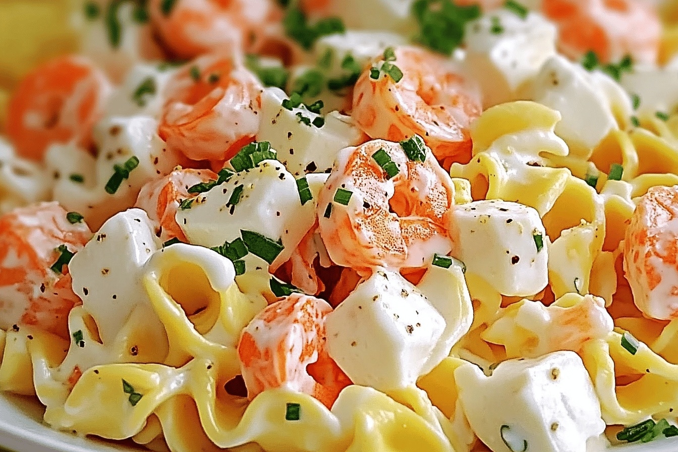 Salade de pâtes au surimi