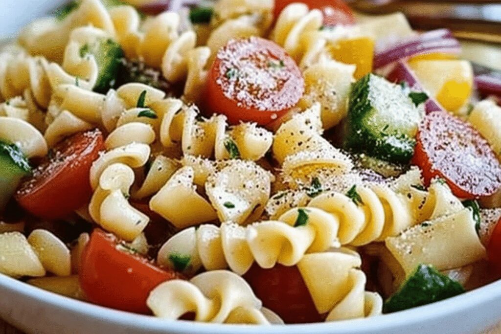 Salade de pâtes italienne