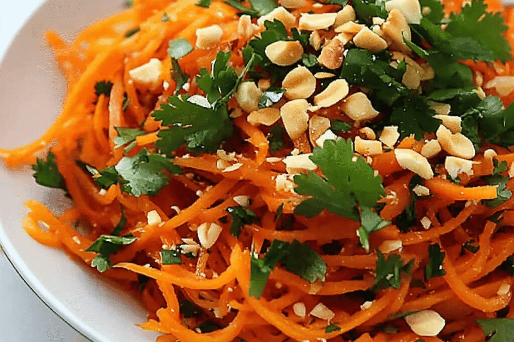 Salade vietnamienne aux carottes
